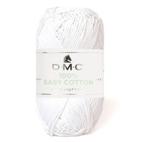 DMC 100% Baby Cotton Yarn – 5 x 50g (250G) (382/DMC)