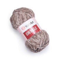 YarnArt Chenille Micropolyester Yarn – 100 g – Pack of 5 (Y-ART/CHENILLE)