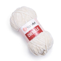 YarnArt Chenille Micropolyester Yarn – 100 g – Pack of 5 (Y-ART/CHENILLE)