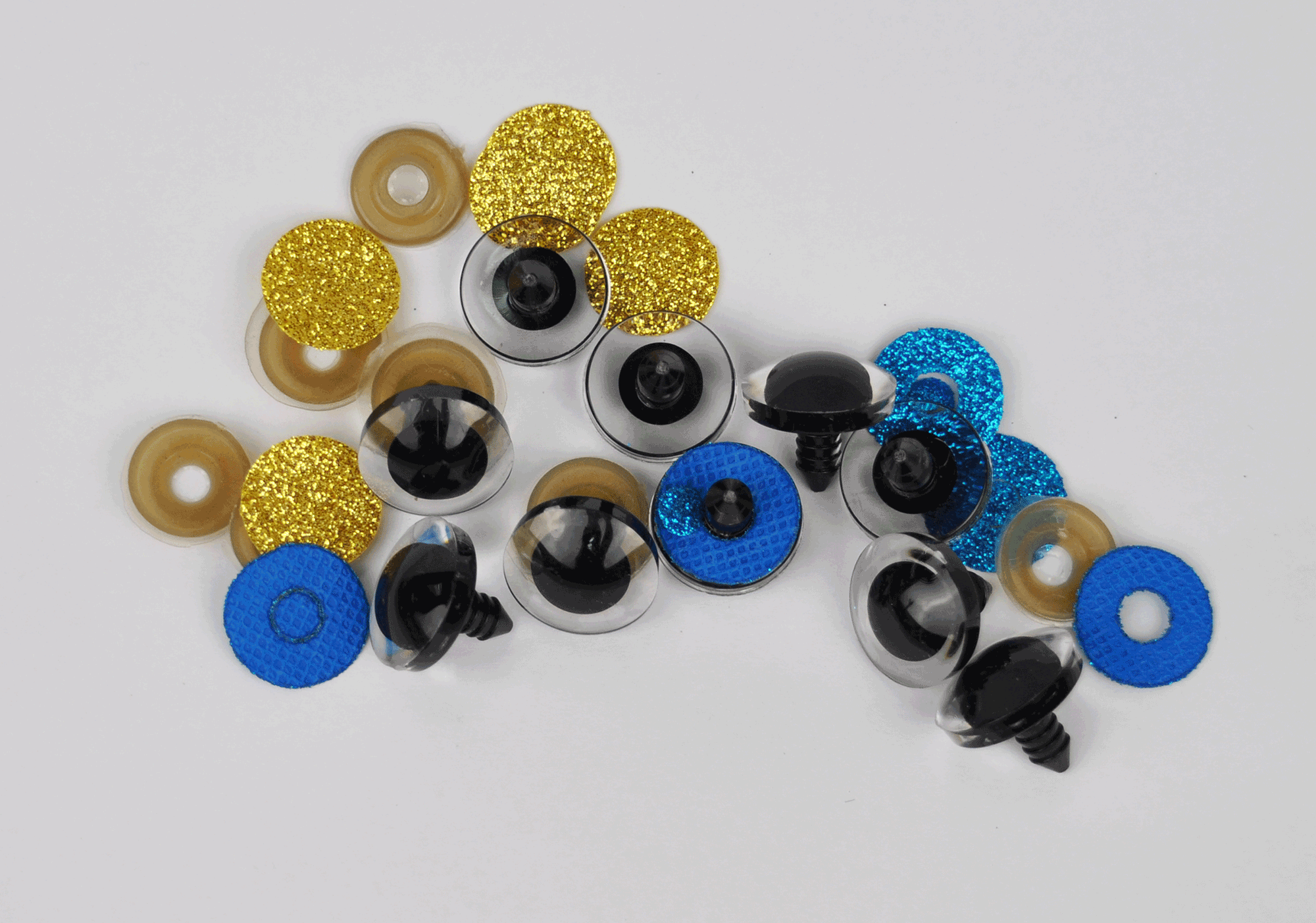 DOLL EYES GLITTER:20MMx50SET (DOLL-EYES/20MM-GLITT)