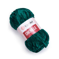 YarnArt Chenille Micropolyester Yarn – 100 g – Pack of 5 (Y-ART/CHENILLE)