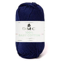 DMC 100% Baby Cotton Yarn – 5 x 50g (250G) (382/DMC)