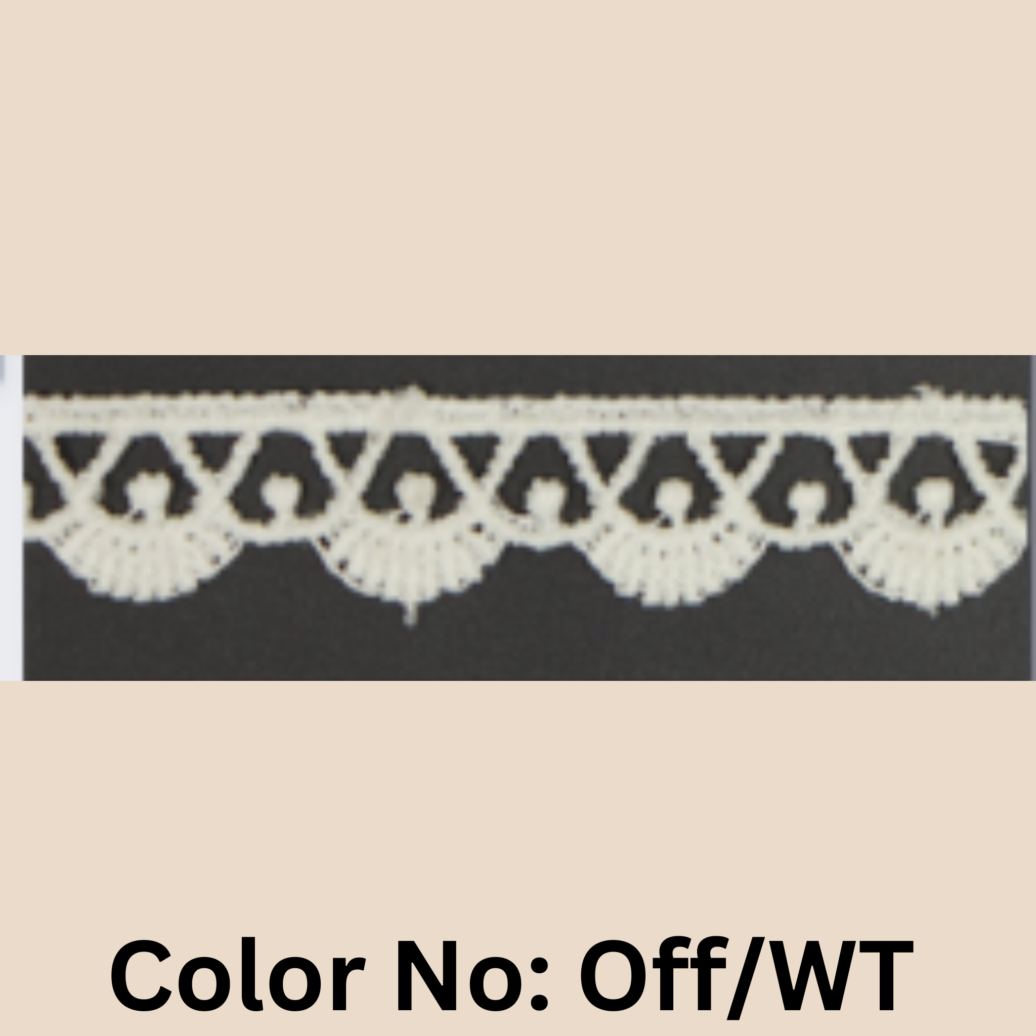Guipure Lace Trimming – 0.5CM x 10MTR M-2 (M2)