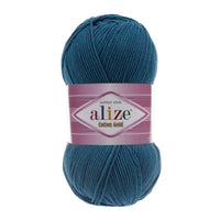 Alize Cotton Gold Cotton-Acrylic Yarn – 5 x 100g (500grm) (ALIZE/COTTON GOLD)