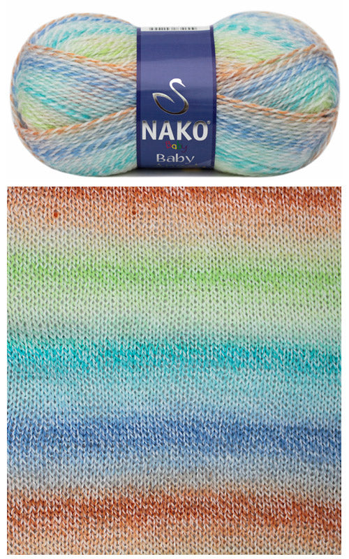 ACR.WOOL YARN:5BL (500GRM) (NAKO/BABY ANGEL)