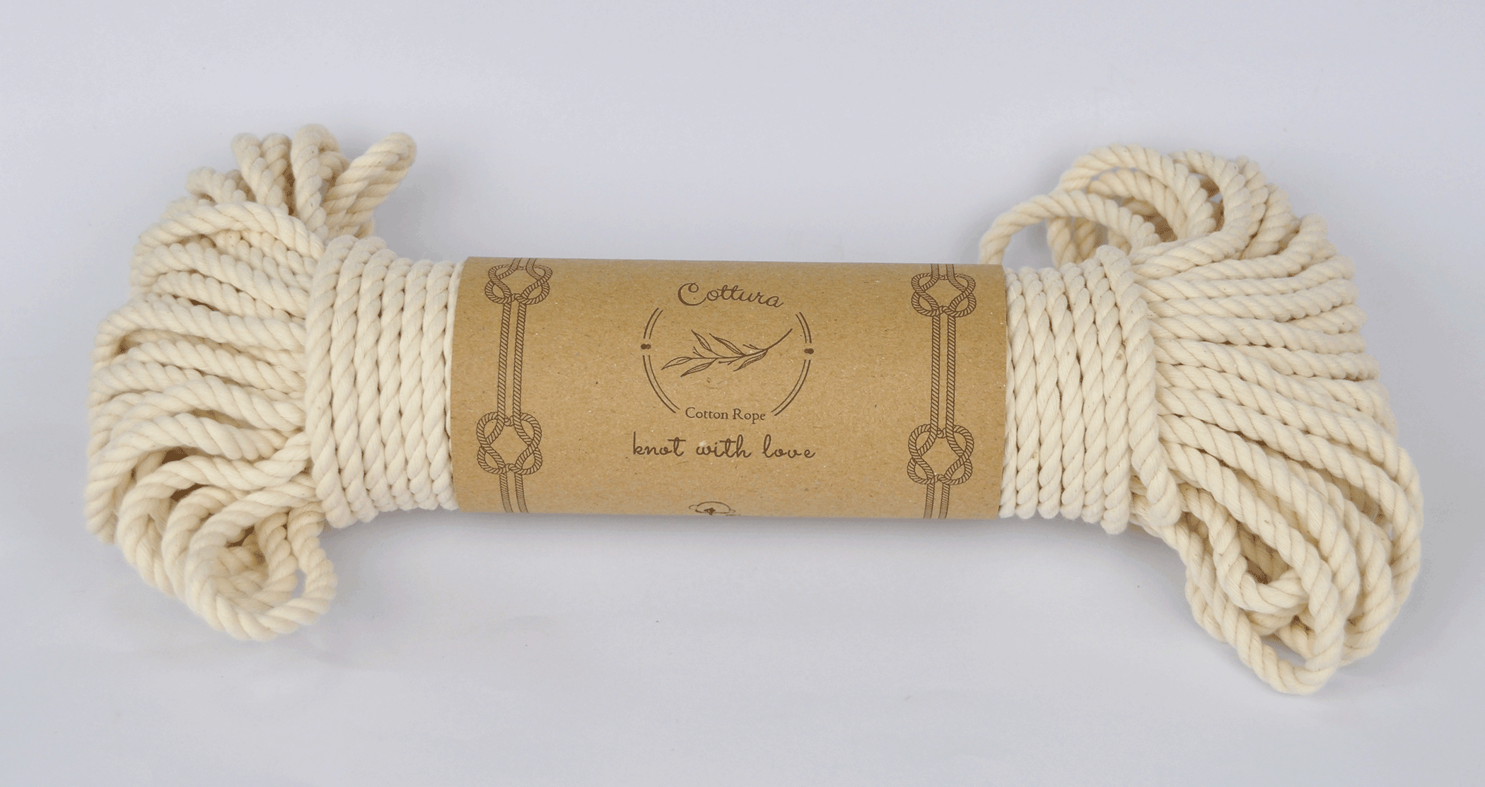 COTTON ROPE:~32MTR(320GRM) (COTT/ROPE-NAT5MM)