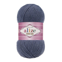 Alize Cotton Gold Cotton-Acrylic Yarn – 5 x 100g (500grm) (ALIZE/COTTON GOLD)