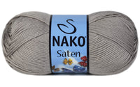 Nako Saten Micro Acrylic Yarn – 100 g – Pack of 5 (NAKO/SATEN)