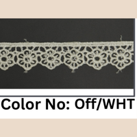 Floral Guipure Lace Trim – 1.5CM x 10M (M-1)