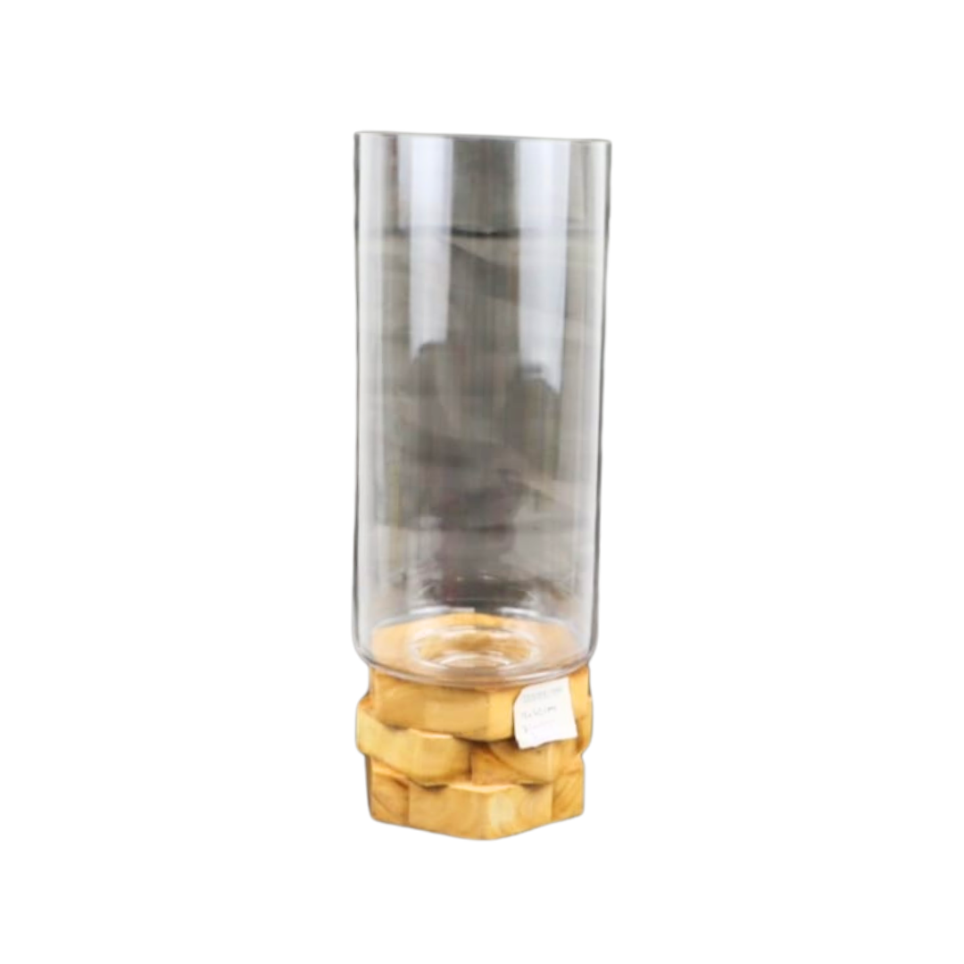 GLASS VASE:15*42CM (BB412-38WB2)