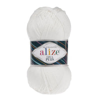Alize Diva Plus Microfibre Yarn – 5 x 100g (500grm) (ALIZE/DIVA PLUS)