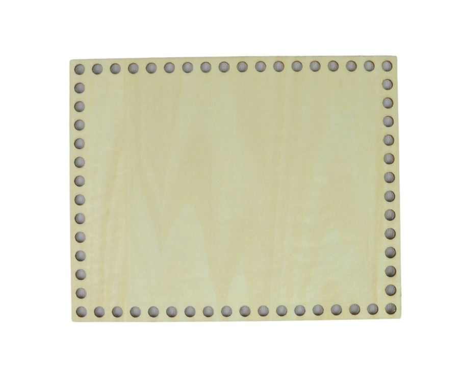 RECTANGLE CARVING LT.WOOD (SH/RECT-LW-25X20)