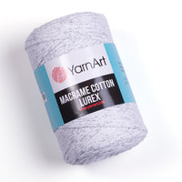 YarnArt Macrame Cotton Lurex Yarn – 250 g – Pack of 4 (Y-ART/COTTON LUREX)