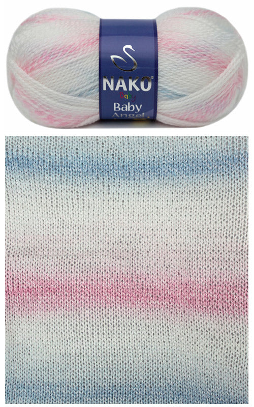 ACR.WOOL YARN:5BL (500GRM) (NAKO/BABY ANGEL)