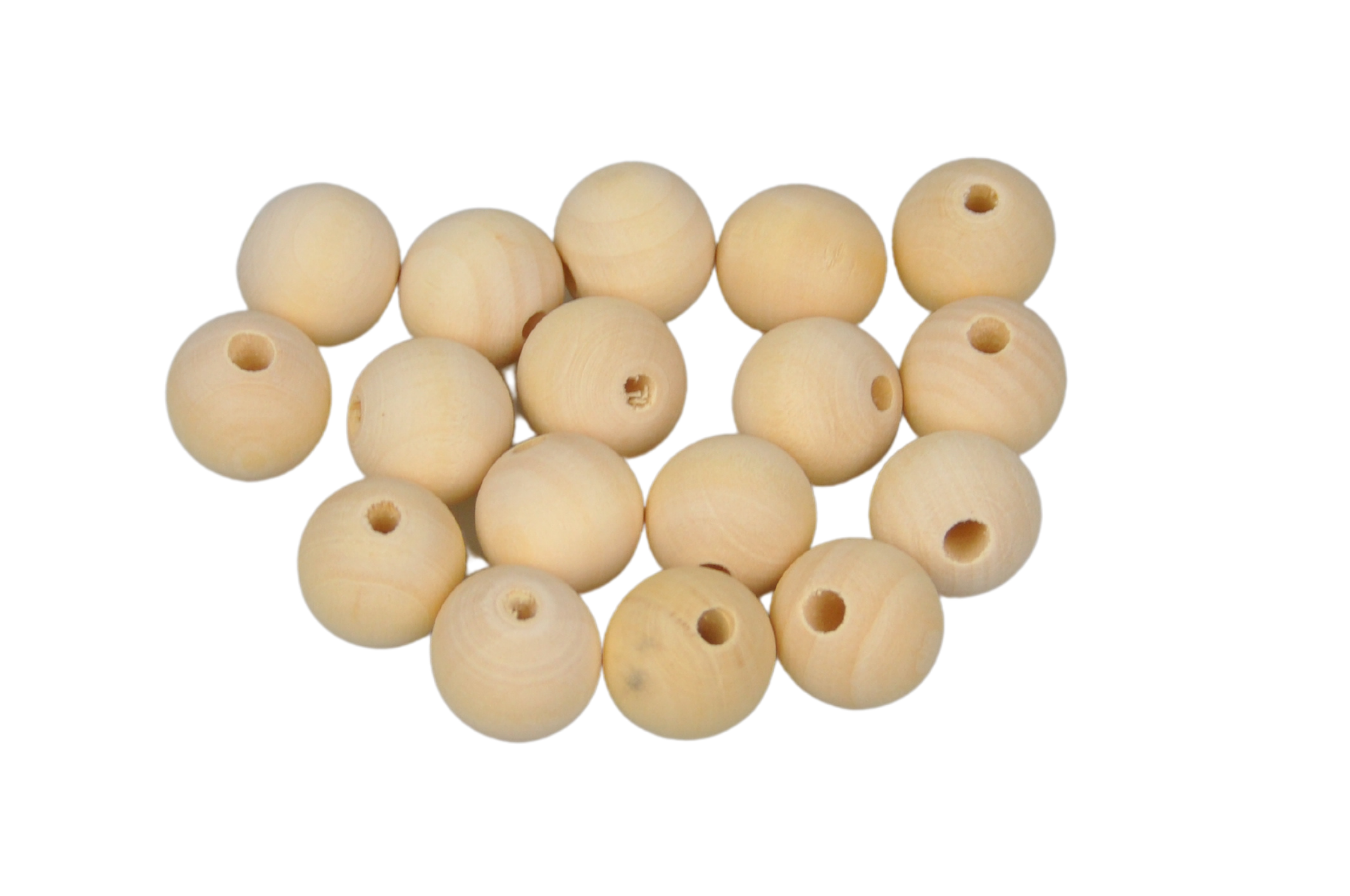 WOODEN BEADS”20MM:20PC (WB-20MM)