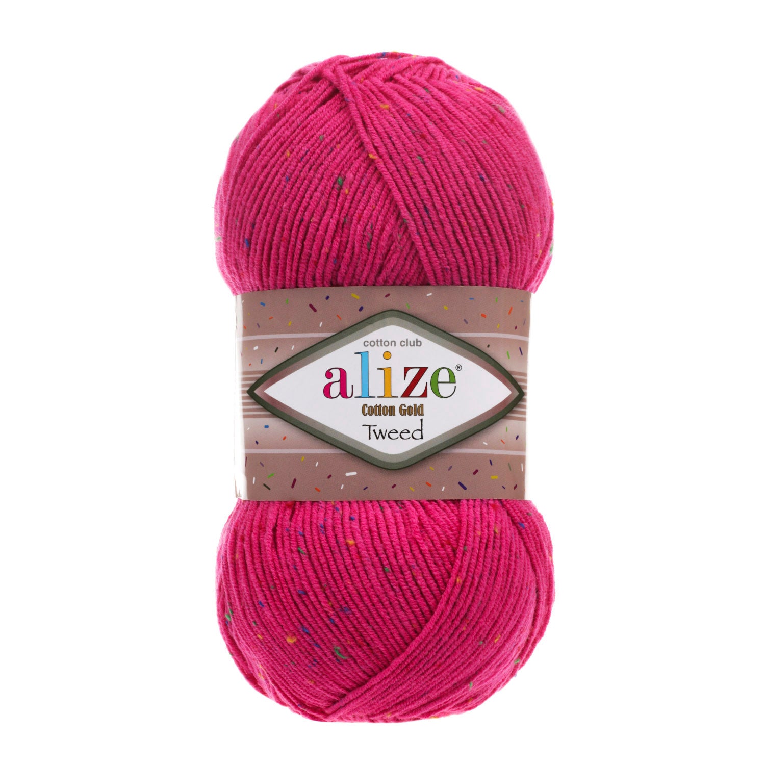 ACY.YARN:5BLx100GR (500grm) (ALIZE/COT GOLD TWEED)