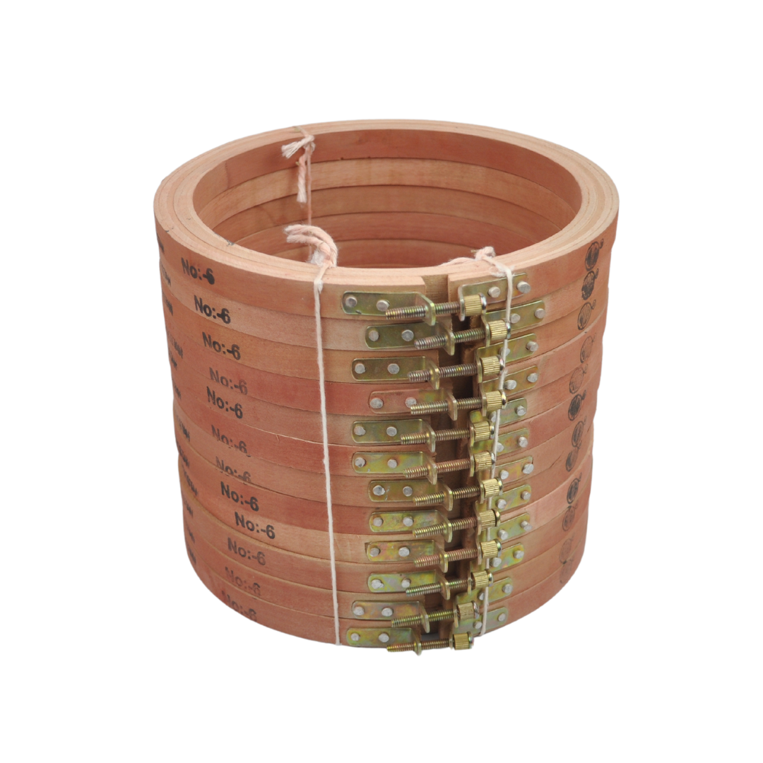 WOOD EMB.HOOP-6″ (ZHM/BROWN-6)