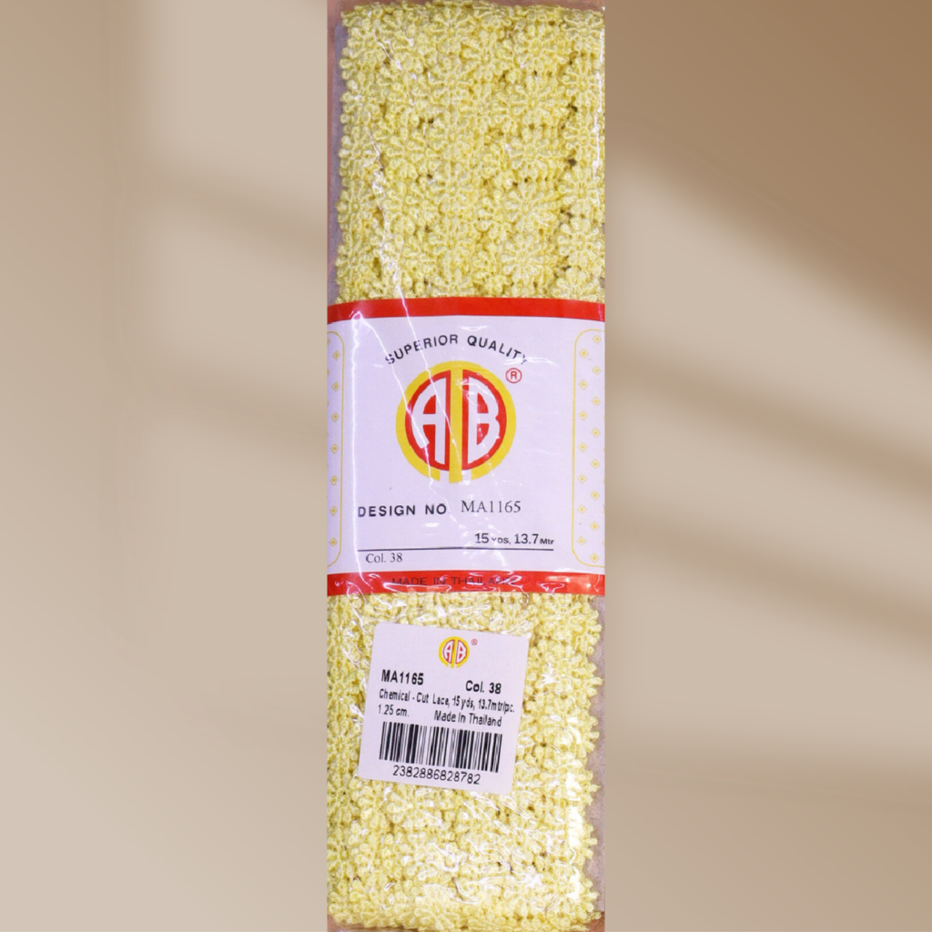 Petite Daisy Chemical Cut Lace Trim (MA1165)