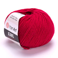 YarnArt Jeans Cotton Blend Yarn – 50 g – Pack of 10 (Y-ART/JEANS)