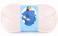 Nako Saten Micro Acrylic Yarn – 100 g – Pack of 5 (NAKO/SATEN)