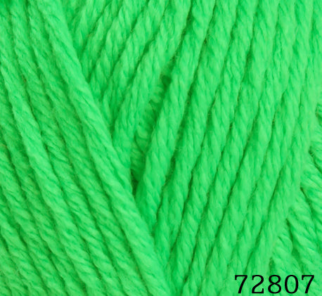 ACR.WOOL YARN:100GRx5BL (500GR) (HIM/E.DAY BIG NEON)
