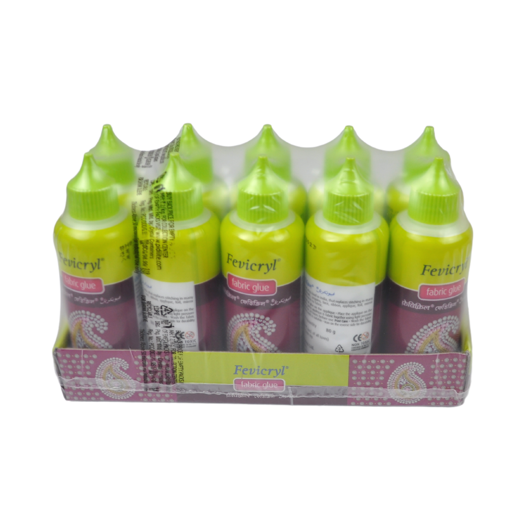 FABRIC GLUE:80MLx10PC (FEVICRYL)