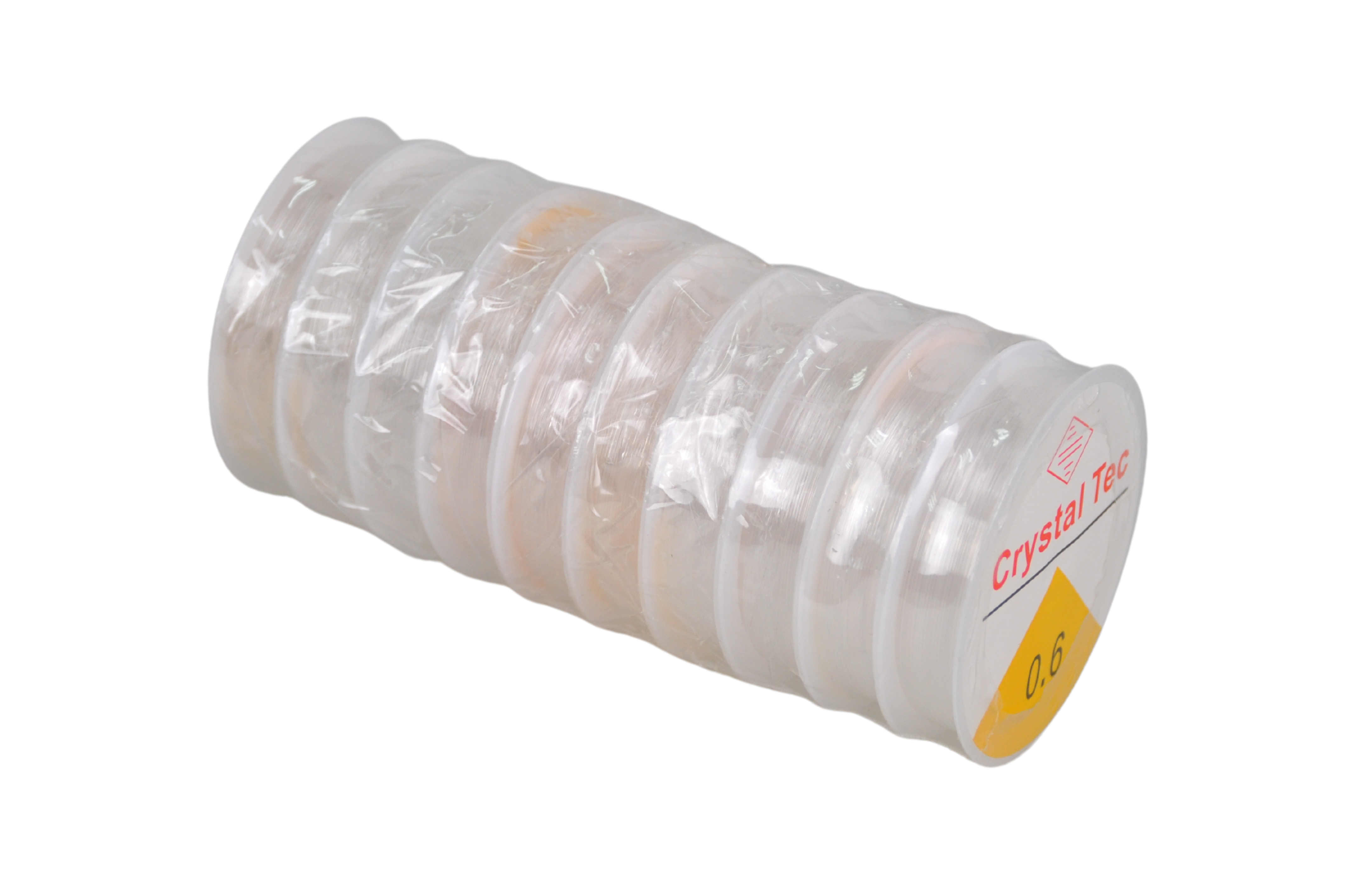 CRYSTAL ELASTIC STRING:10ROL (CR-STRING/0.6MM)