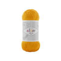 Alize Diva Fine Microfibre Yarn – 5 x 100g (500grm) (ALIZE/DIVA FINE)