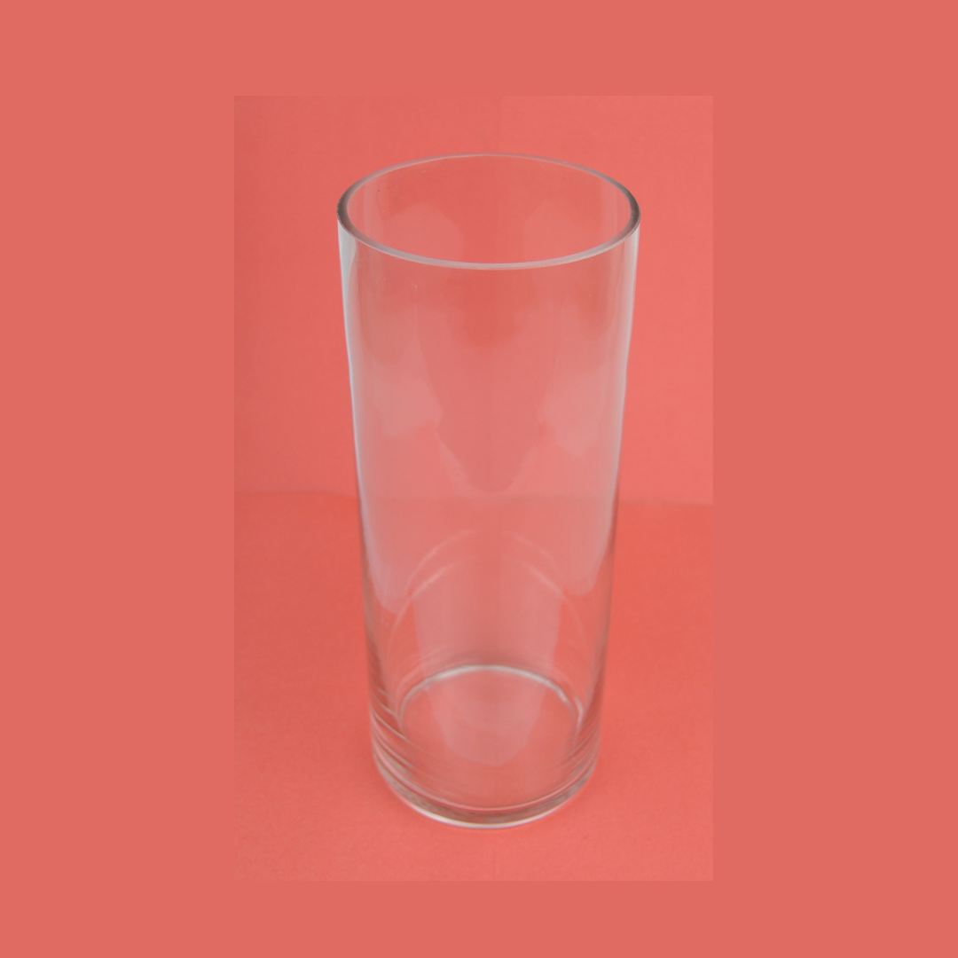 GLASS VASE:12*30CM (1230ZT)