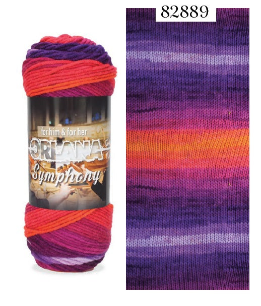 SUPREME ACRYLIC YARN:100GRx5BL (ORLANA SYMPHONEY)