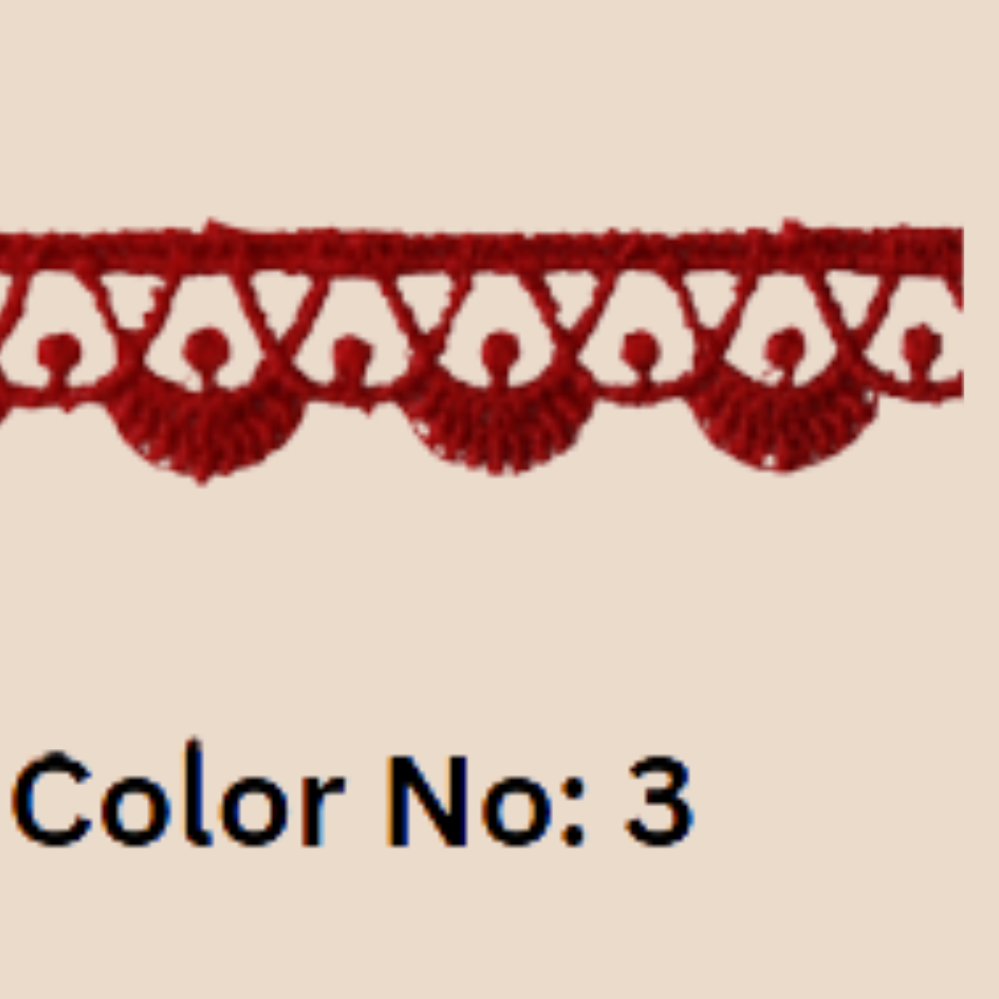 Guipure Lace Trimming – 0.5CM x 10MTR M-2 (M2)