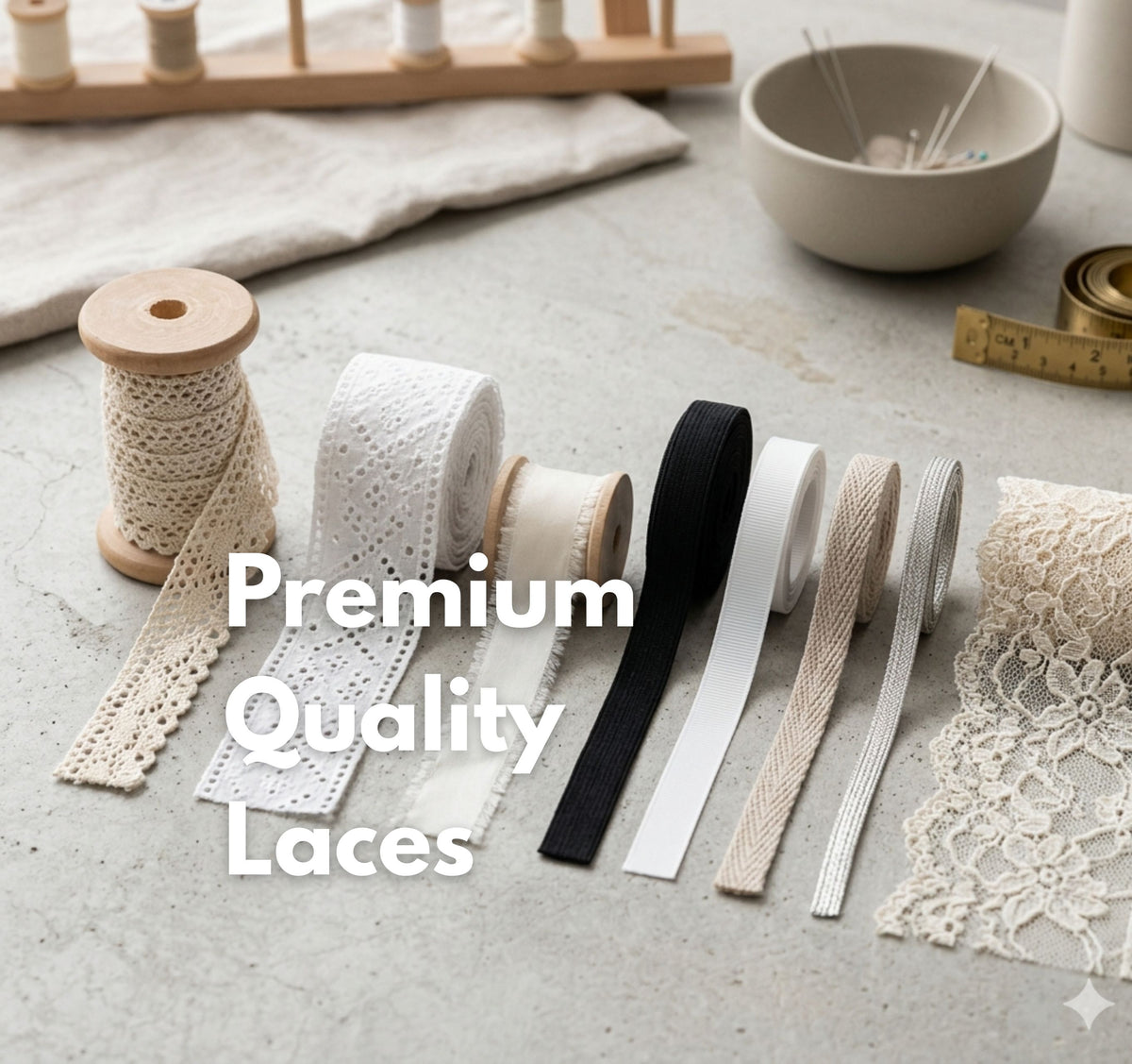 Premium quality laces