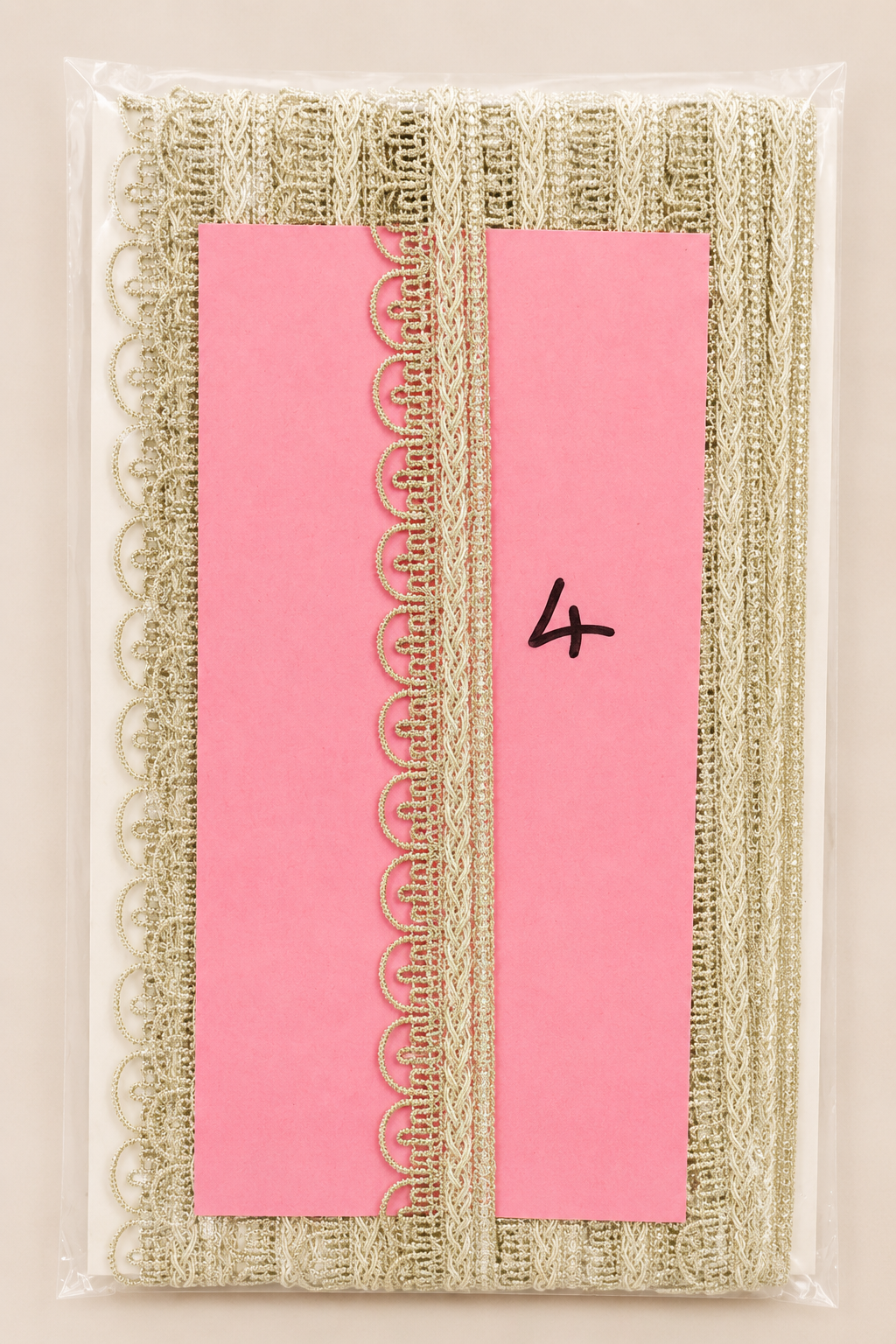 Premium Metallic Lace Trim – 2CM x 9MTR SL5462 (SL 5462 )