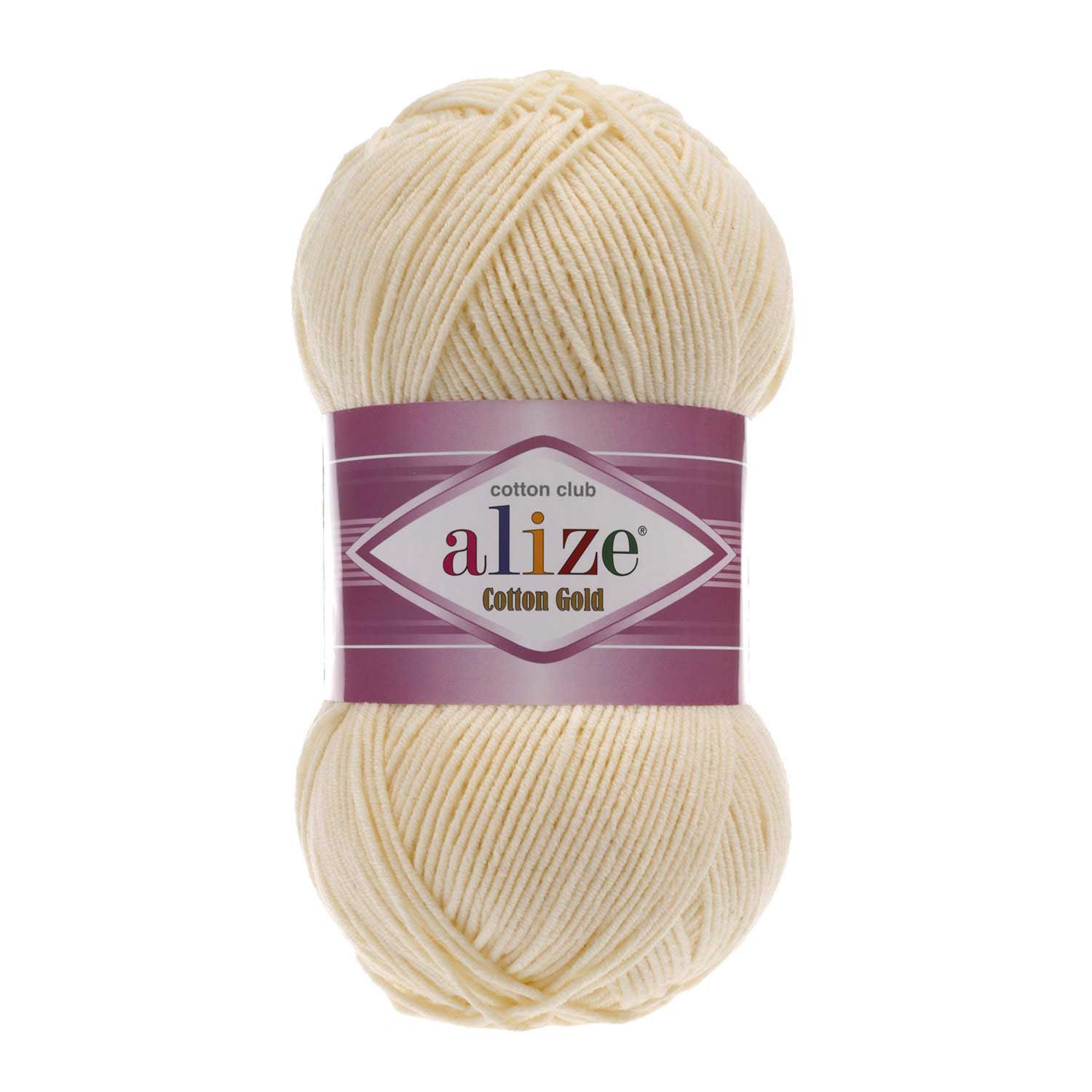 COT/ACY.YARN:5BLx100GR (500grm) (ALIZE/COTTON GOLD)