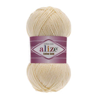 Alize Cotton Gold Cotton-Acrylic Yarn – 5 x 100g (500grm) (ALIZE/COTTON GOLD)