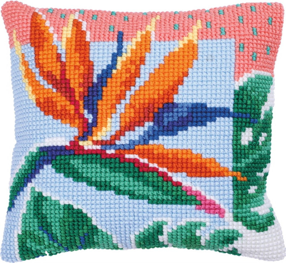 CROSS STITCH CUSHION KIT 15.8" X 15.8"(LH9.019)