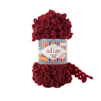 Alize Puffy Fine Loop Yarn – 5 x 100g (500GM) (ALIZE/PUFFY FINE)