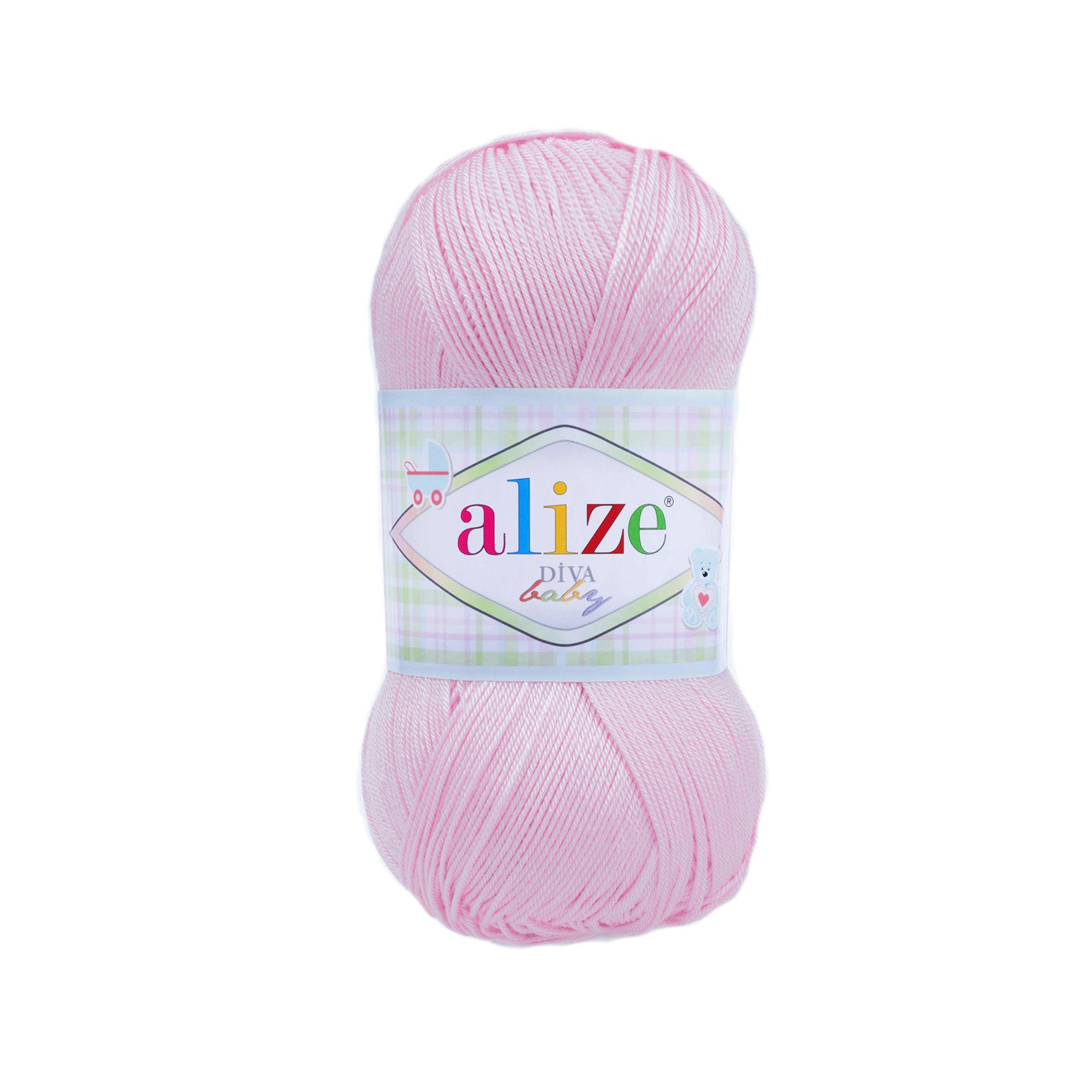 COT/ACY.YARN:5BLx100GR (500grm) (ALIZE/DIVA BABY)