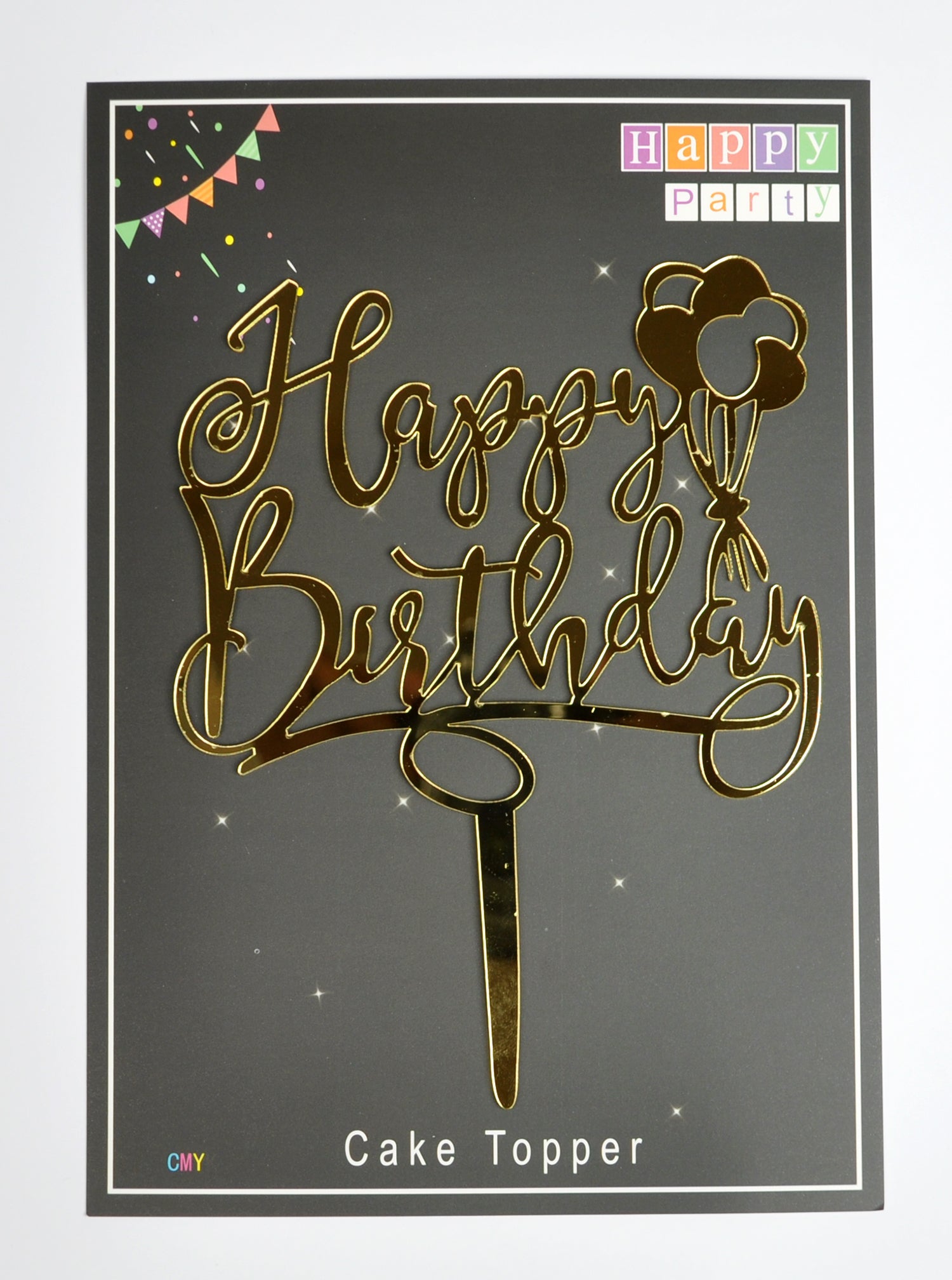 ACRY.CAKE TOPPER:12PC (TP001/10)
