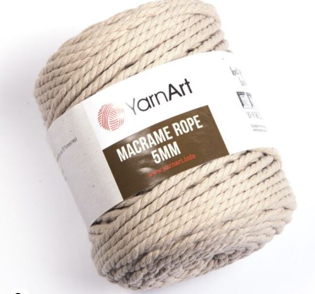 COT/VISC.ROPE:5MM:500Gx2 (1KG) (Y-ART/MACR.ROPE-5MM)