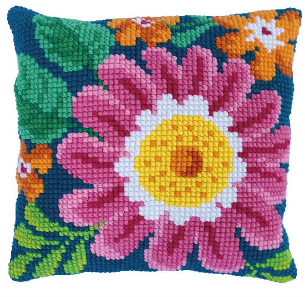 CROSS STITCH CUSHION KIT 15.8" X 15.8" (LH9.016)