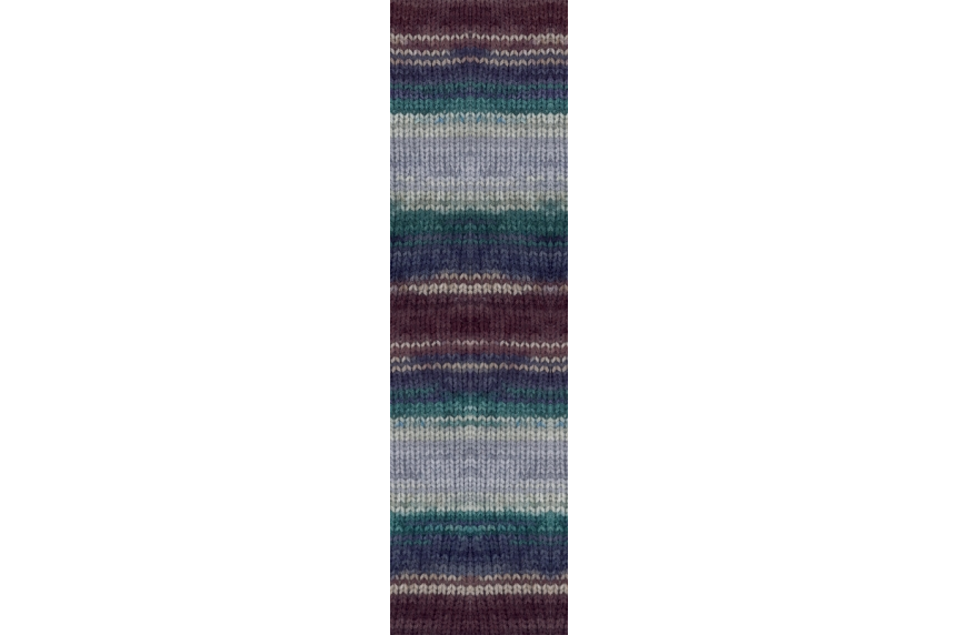 COT/ACY.YARN:5BLx100GR (500grm) (ALIZE/BURCUM BATIK)