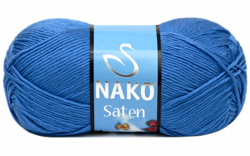 WOOL YARN:5BL/PKT (500GRM) (NAKO/SATEN)