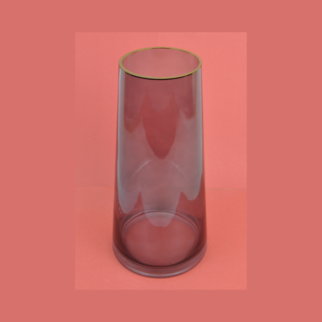 GLASS VASE:13*30CM (1330-ZJ)