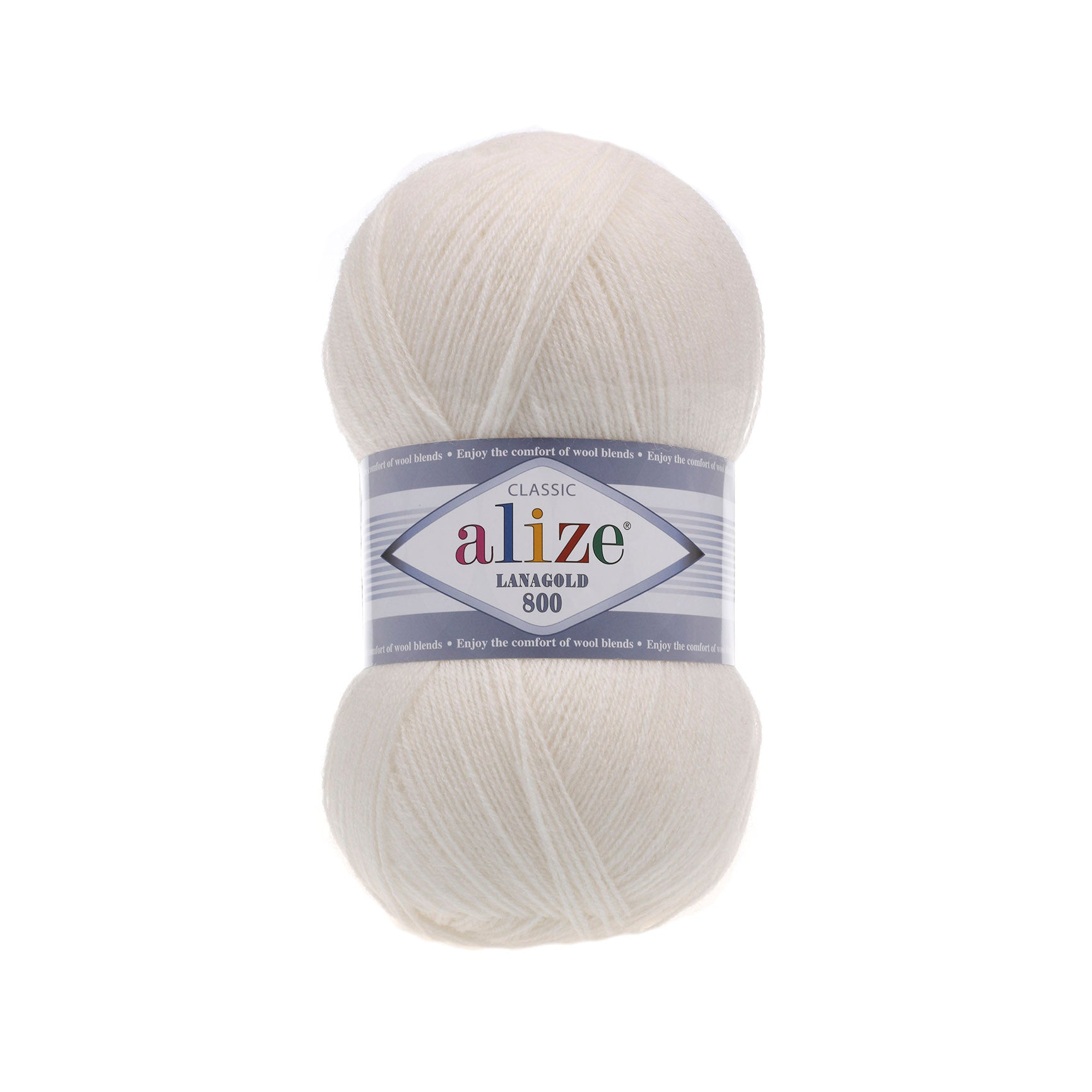 ACY.YARN:5BLx100GR (500grm) (ALIZE/LANA GOLD-800)