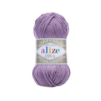 Alize Diva Silk Microfibre Yarn – 5 x 100g (500grm) (ALIZE/DIVA SILK)