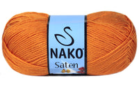 Nako Saten Micro Acrylic Yarn – 100 g – Pack of 5 (NAKO/SATEN)