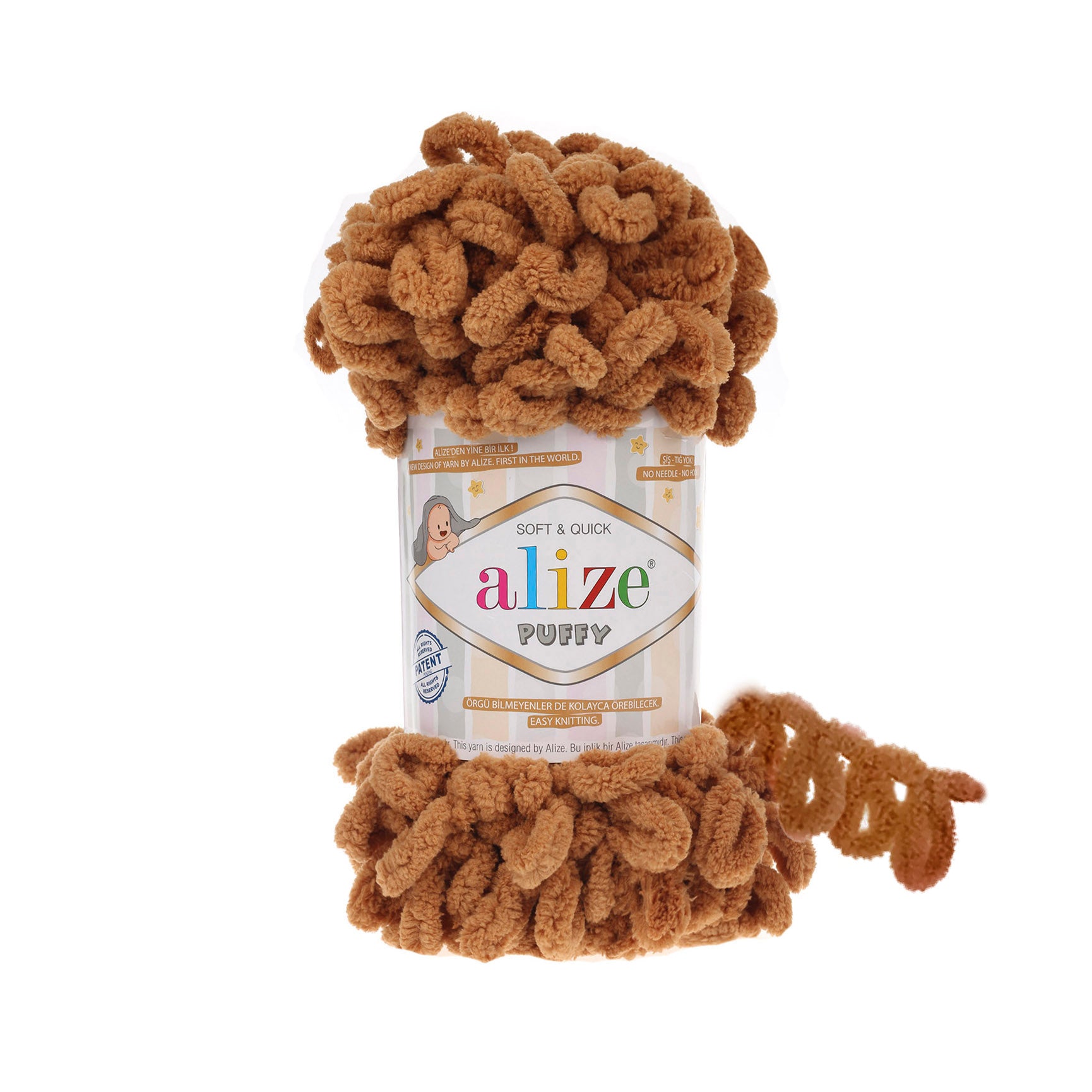 MICRO PL.YARN:5BLx100GR (500GM) (ALIZE/PUFFY)