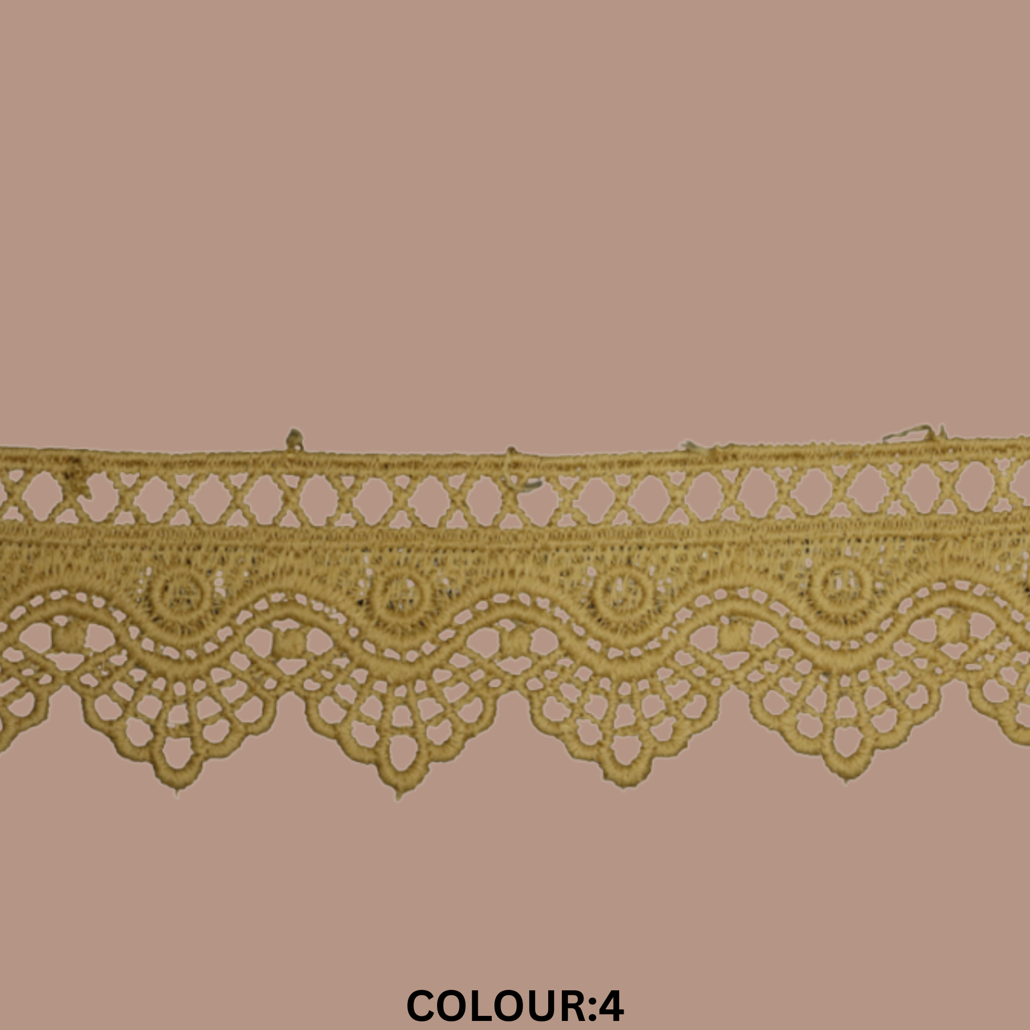 Guipure Lace Trimming – 4CM x 10MTR M-8 (M8)