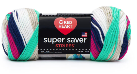 RED HEART A.YARN:141GRx3BL/PKT (E300/MULTI)
